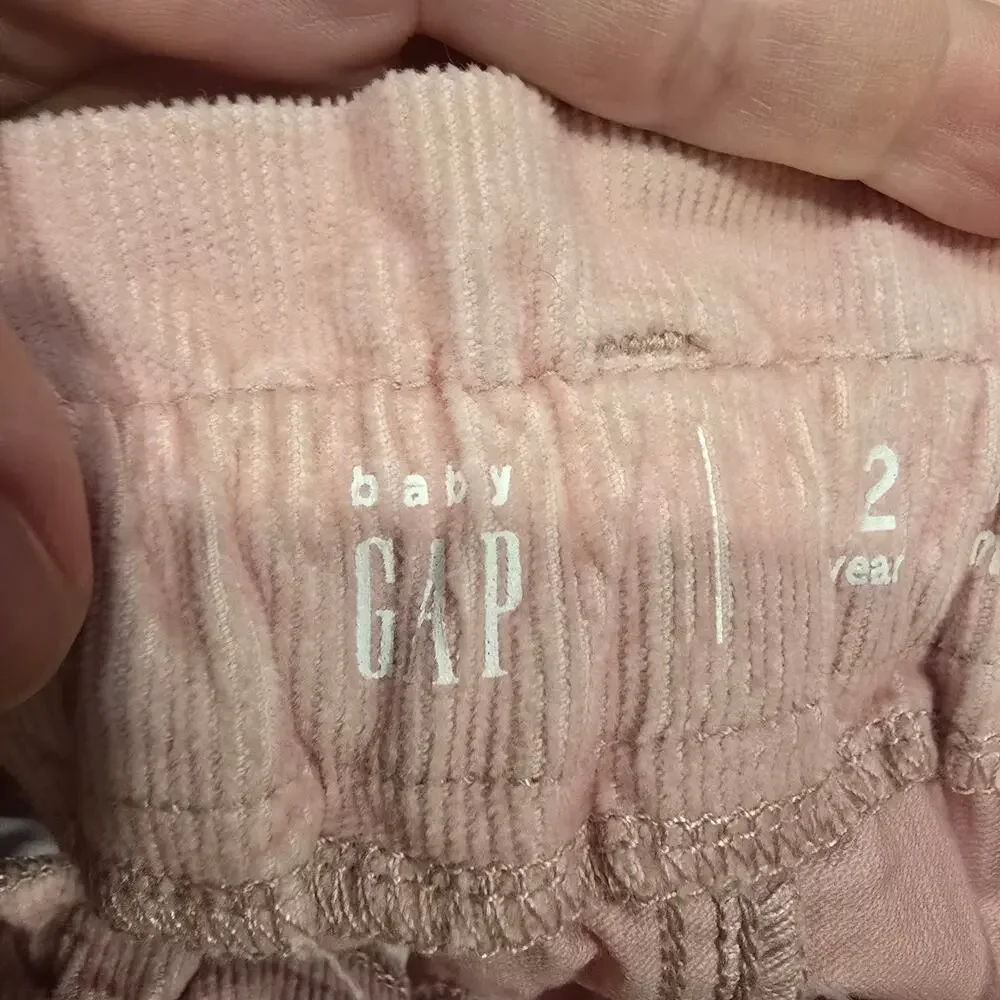 Toddler Girl Baby Baby Gap Just Like Mon Jean Pink Corduroy Pants | Size 2